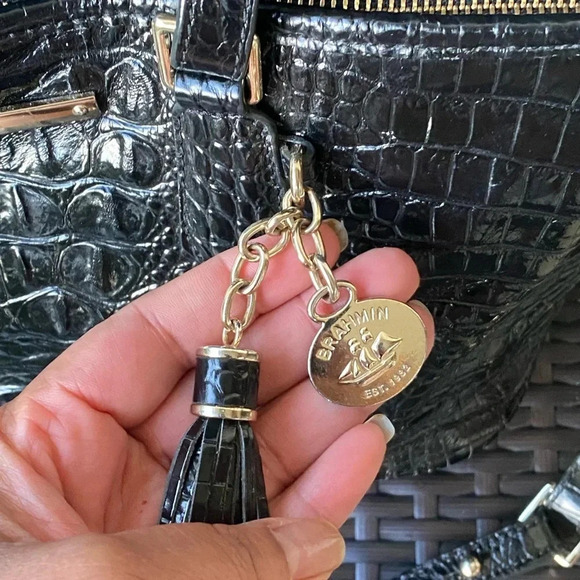 Brahmin Mini Asher Satchel Handbag - Picture 6 of 13